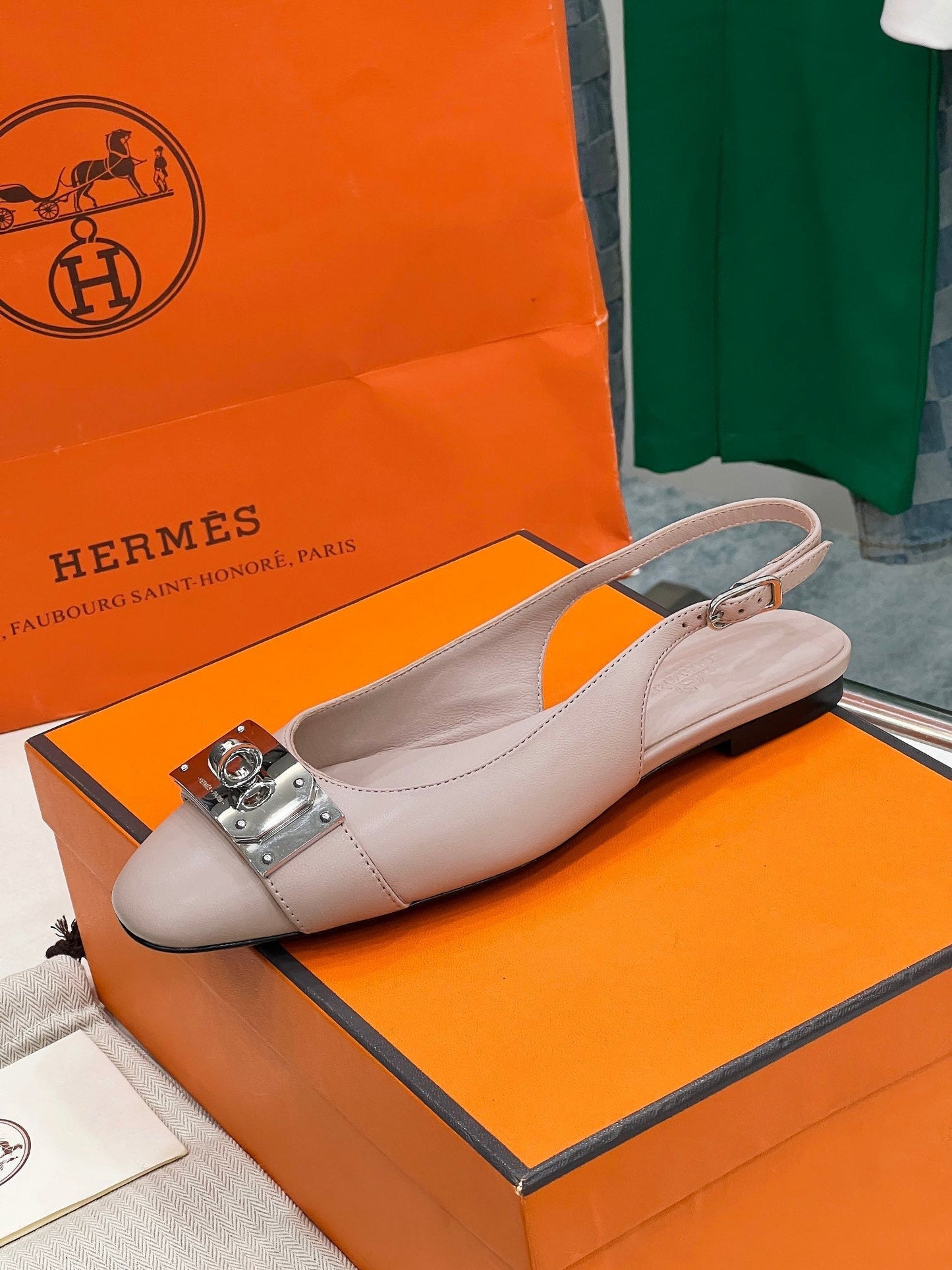 INNOCENTE SLINGBACK LIGHT PINK CALKSIN - 35