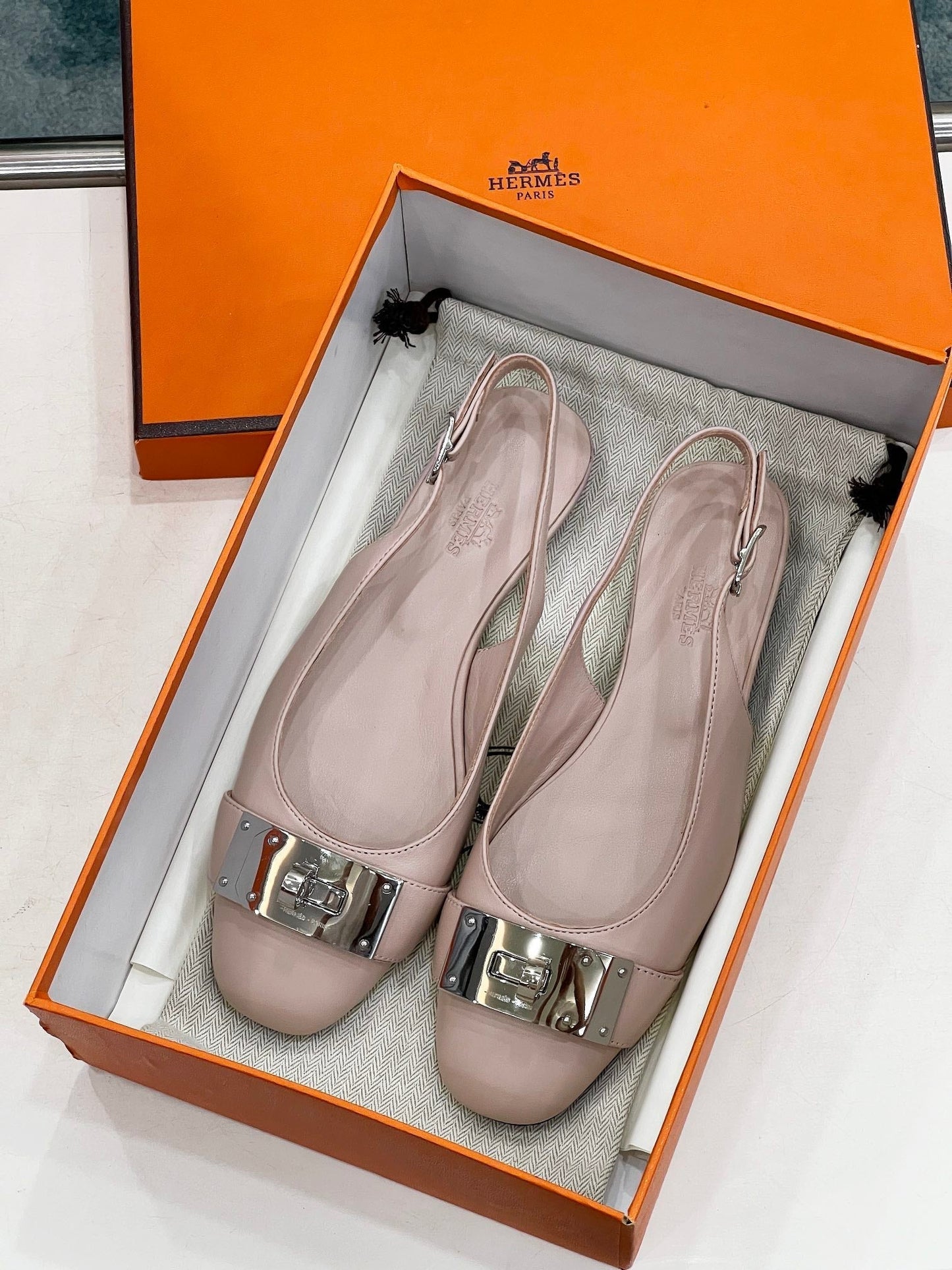 INNOCENTE SLINGBACK LIGHT PINK CALKSIN - 35