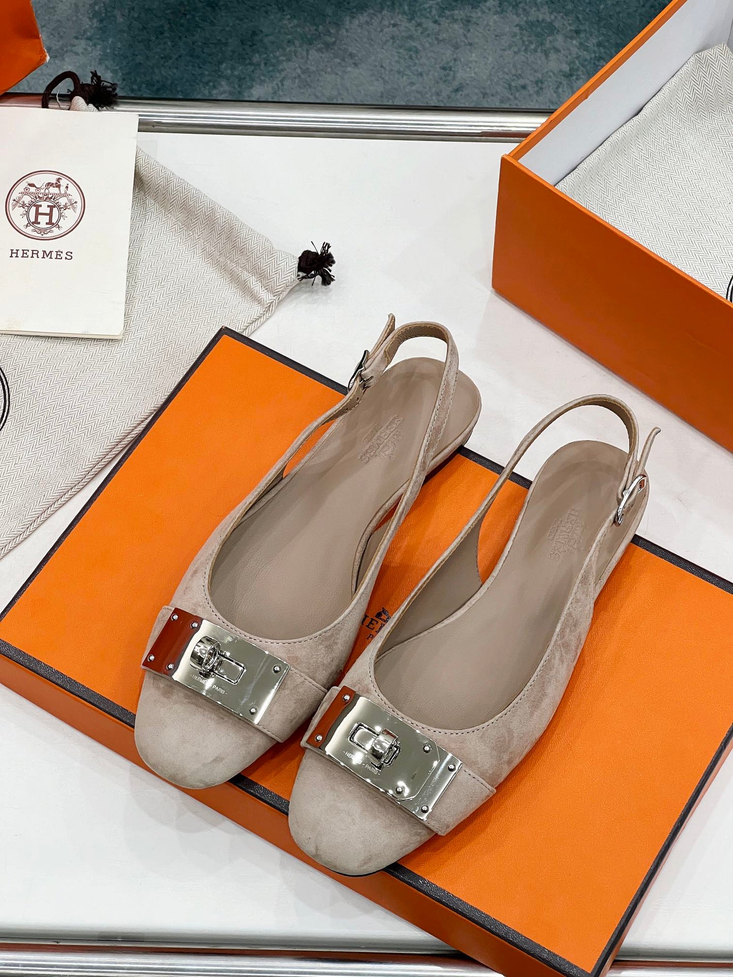 INNOCENTE SLINGBACK PINK NUDE SUEDE - 35