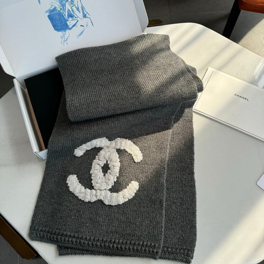 CHANEL 25S ШАРФ 170 СМ З КАШМІРУ 943790