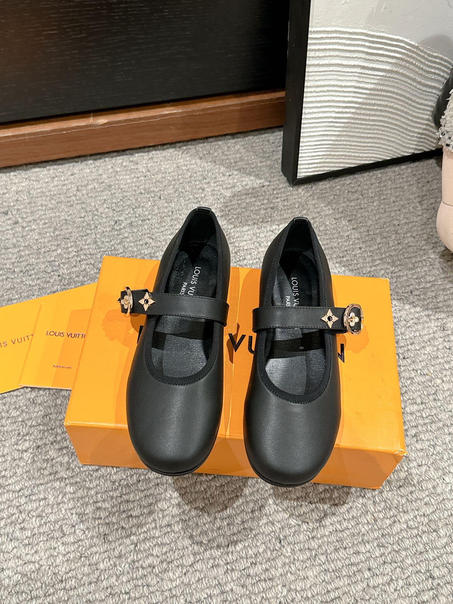 MARY JANE SHOES IN BLACK SHEEPSKIN - 35