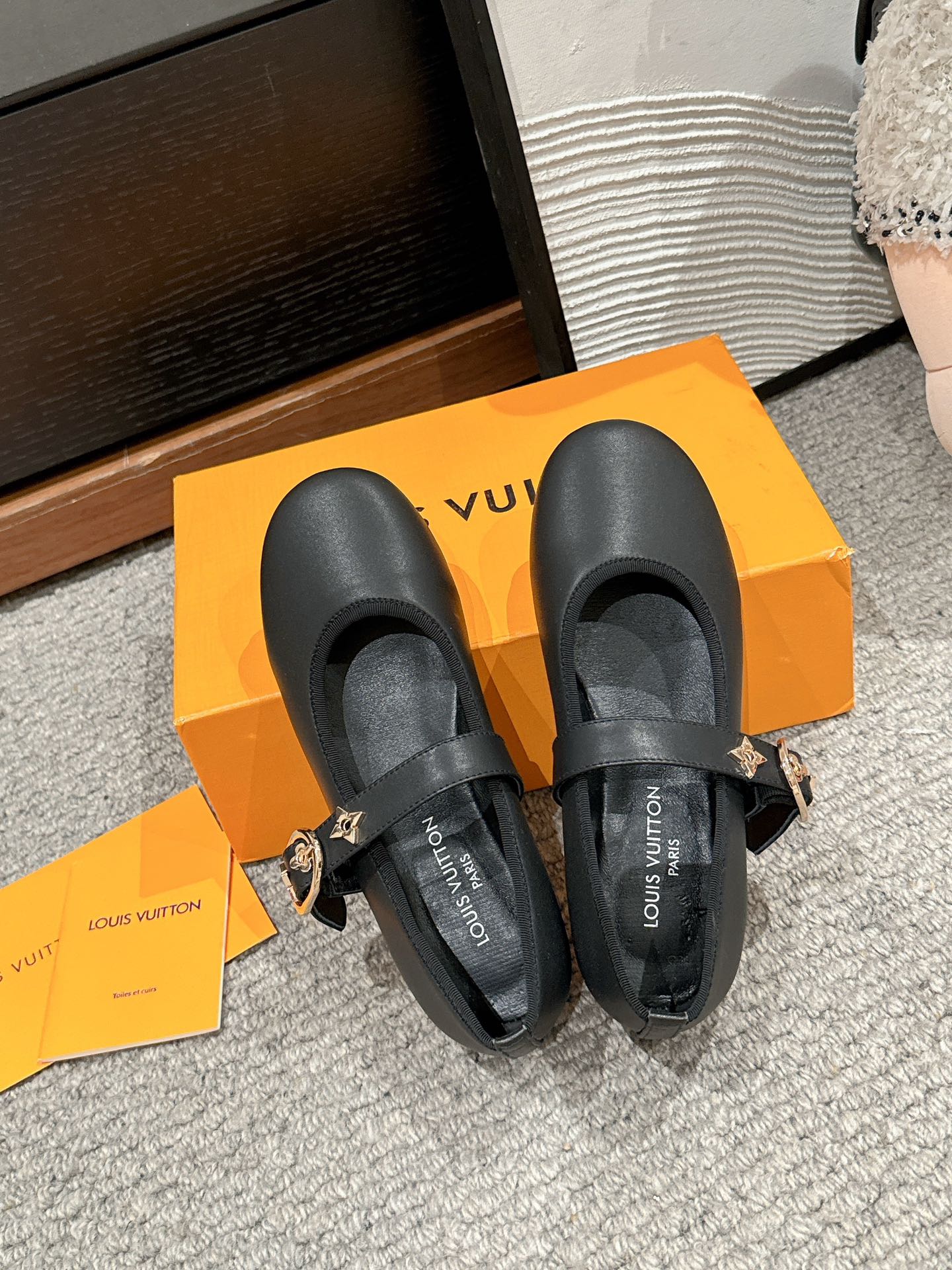 MARY JANE SHOES IN BLACK SHEEPSKIN - 35