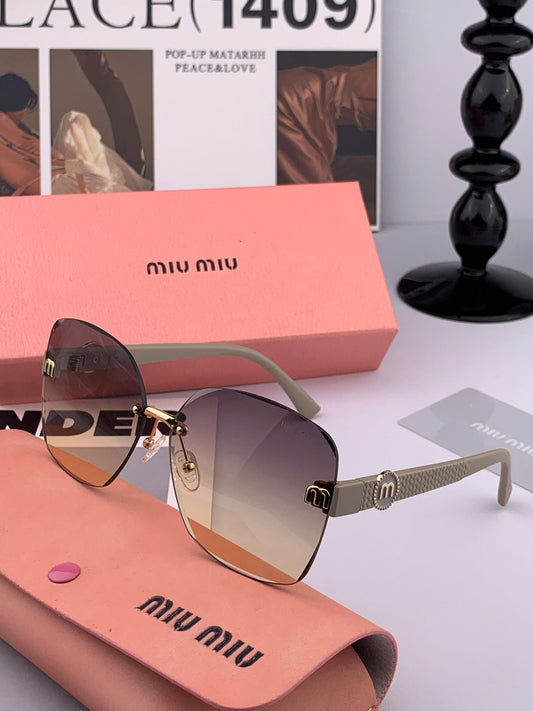 RUNWAY SQUARE SUNGLASSES M6550 IN ACETATE - Beige