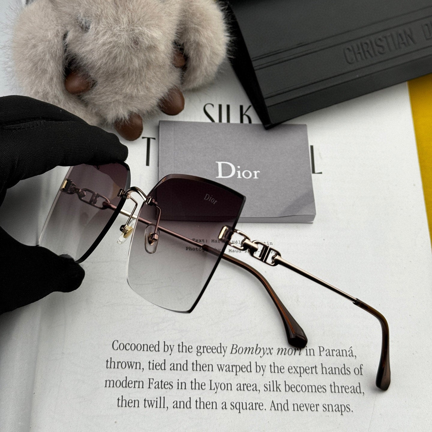 MONTAIGNE SUNGLASS CD3641 IN METAL - Grey