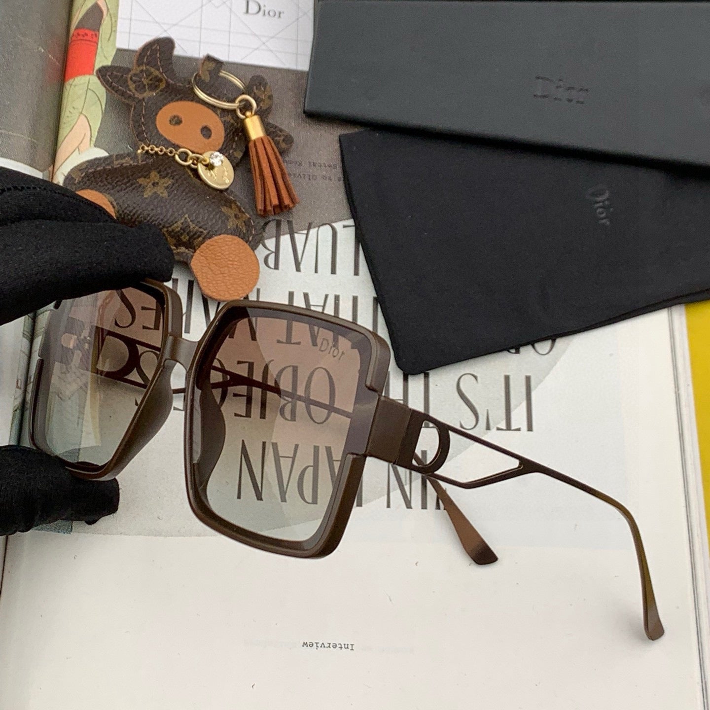MONTAIGNE SUNGLASS D5541 IN METAL - Red