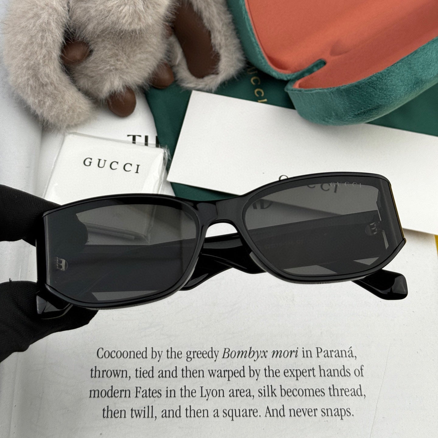 GEOMETRIC FRAME SUNGLASSES G0317 IN ACETATE - Dark grey