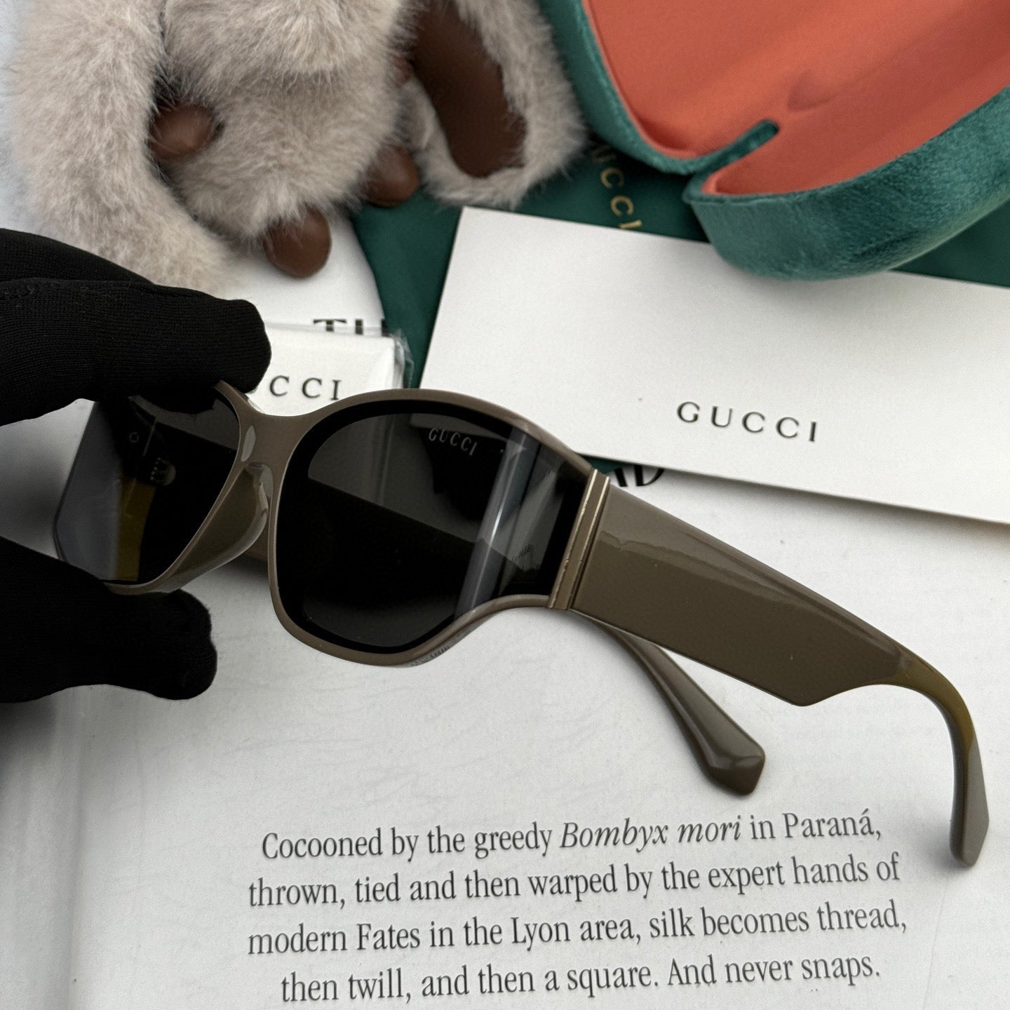 GEOMETRIC FRAME SUNGLASSES G0317 IN ACETATE - Dark grey