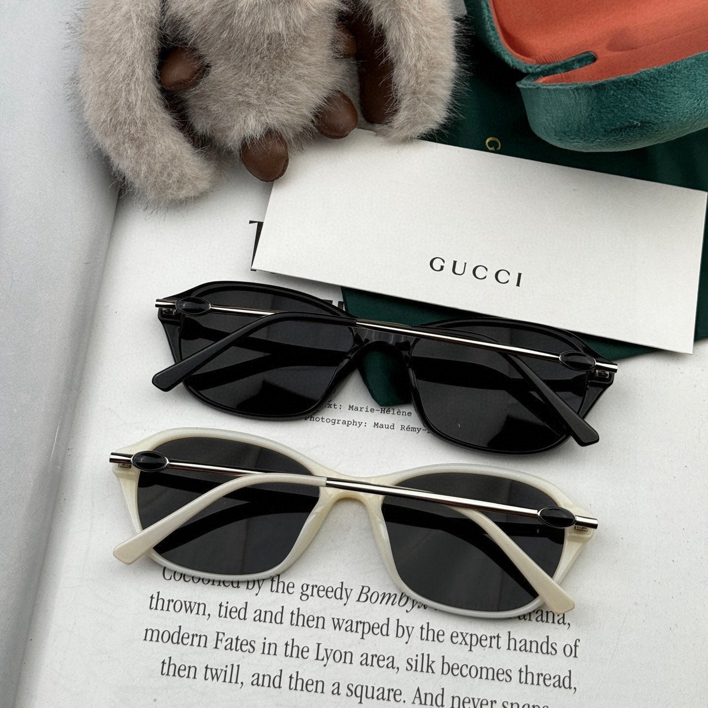 OVAL FRAME SUNGLASSES G4906 IN ACETATE AND METAL - Black