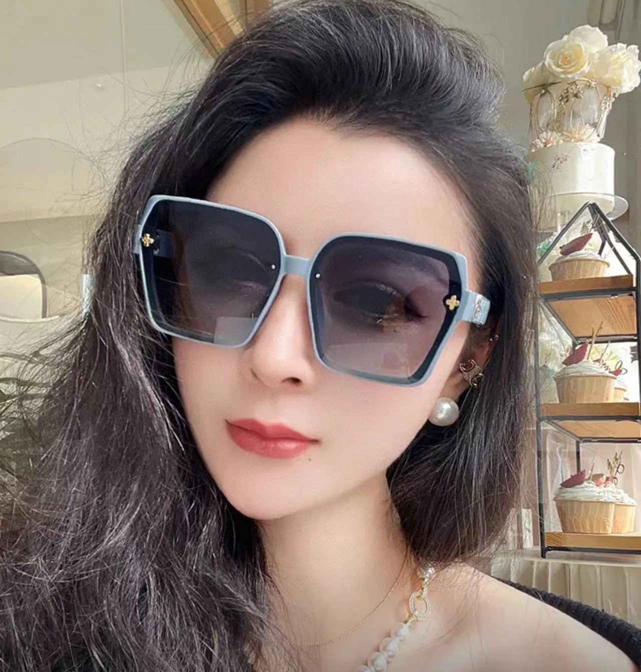 GRAM SQUARE SUNGLASSES L2200 IN ACETATE - Black