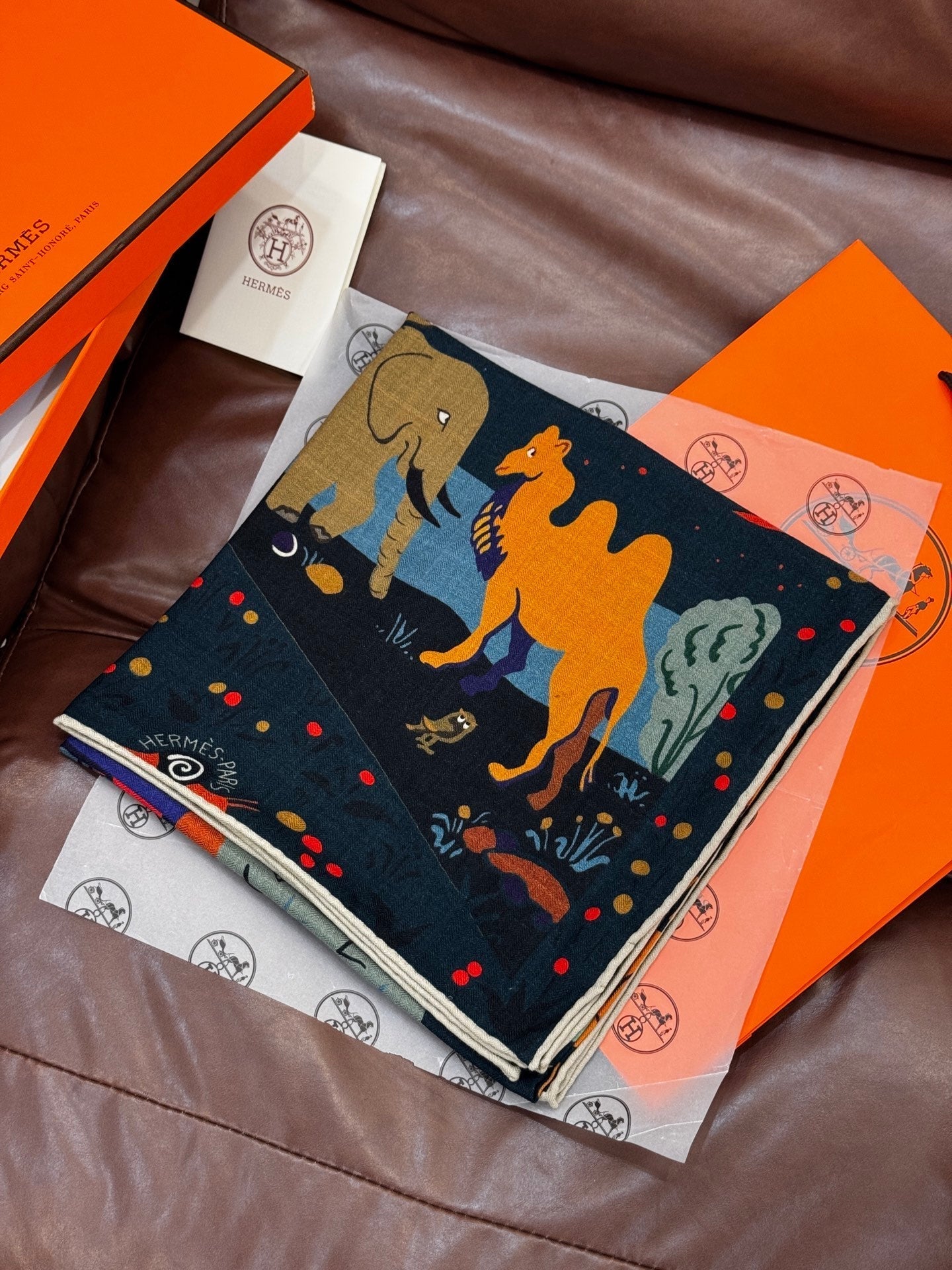 HERMES 25S SCARF 140 IN SILK 733916