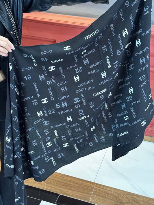 ШАРФ CHANEL 25S 180 З КАШМІРУ ТА ШОВКУ 738480