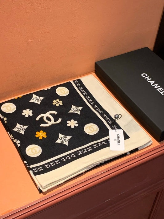 ШАРФ CHANEL 25S 140 З КАШМІРУ 931509