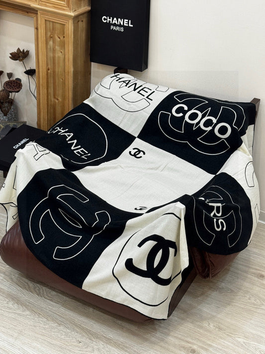 ШАРФ CHANEL 25S 135 З ШОВКУ ТА КАШМІРУ 932037