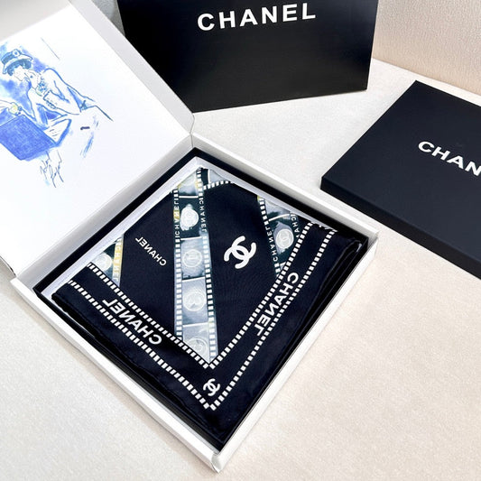 ШАРФ CHANEL 25S 88 З ШОВКУ 737191