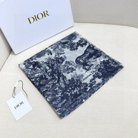 ШАРФ DIOR 180 СМ З СУМІШІ КАШМІРУ ТА ШОВКУ 706549
