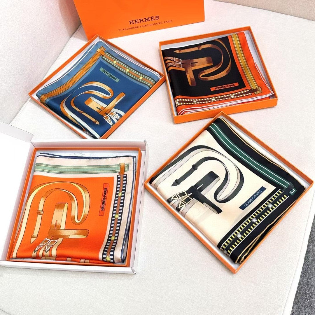 HERMES 25S SCARF 90 IN SILK 735840