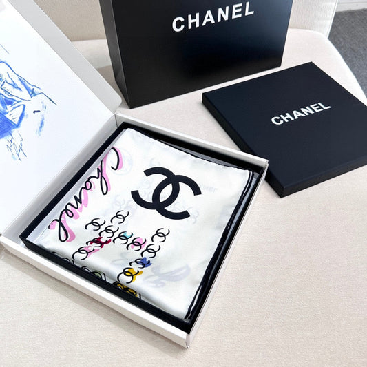 ХУСТКА CHANEL 25S 90 З ШОВКУ 735830