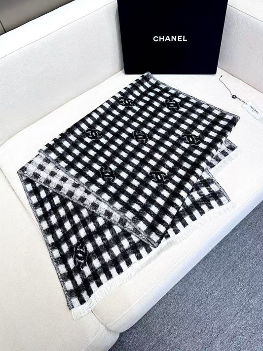 ШАРФ CHANEL 25S 190 З КАШМІРУ 880365
