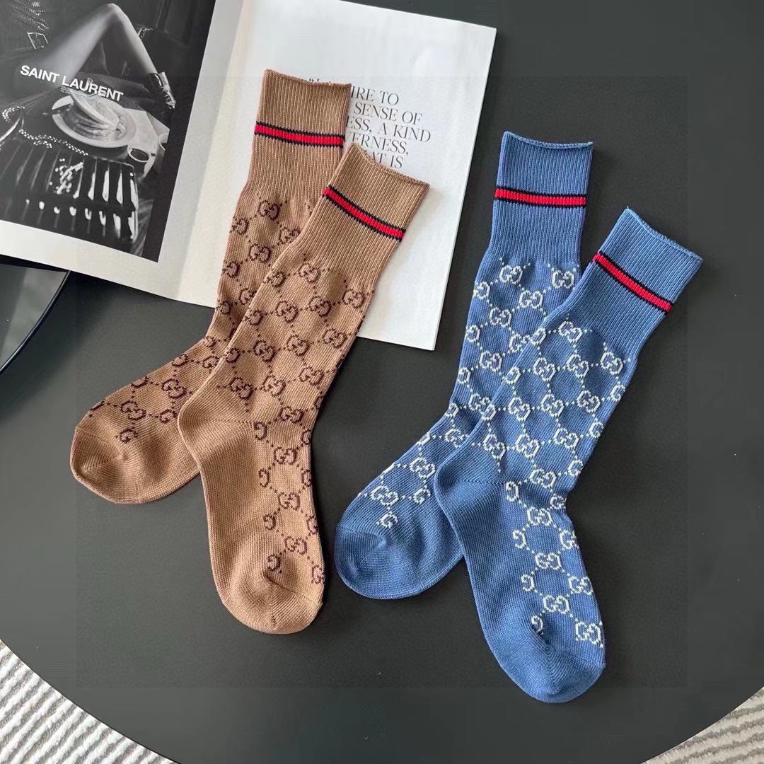 CREW SOCKS 423888 (1 BOX) - BLUE