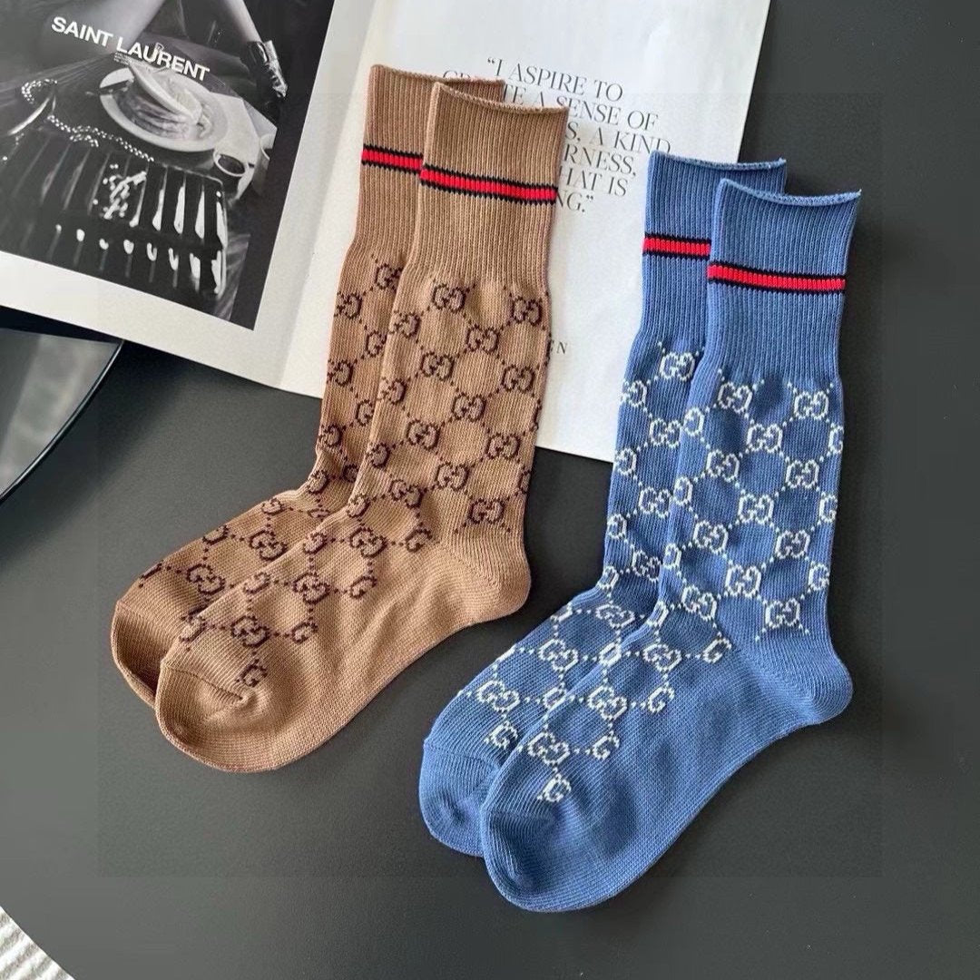 CREW SOCKS 423888 (1 BOX) - BLUE