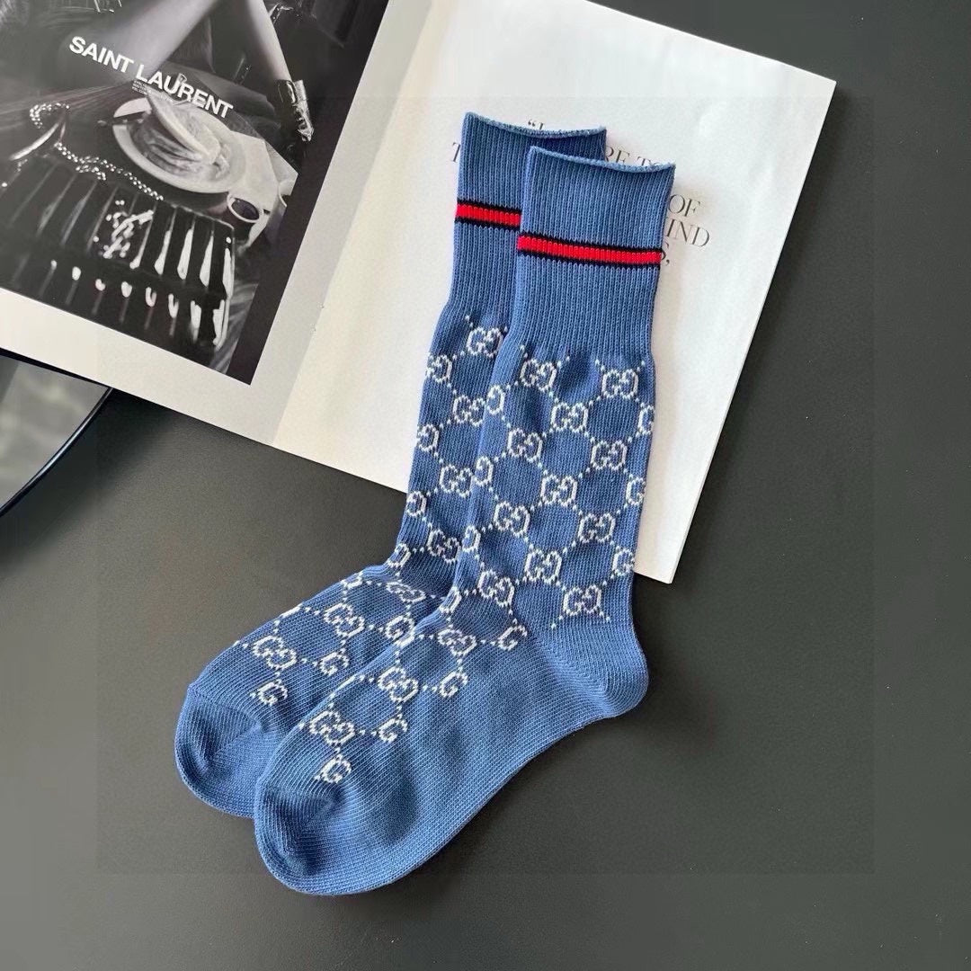 CREW SOCKS 423888 (1 BOX) - BLUE