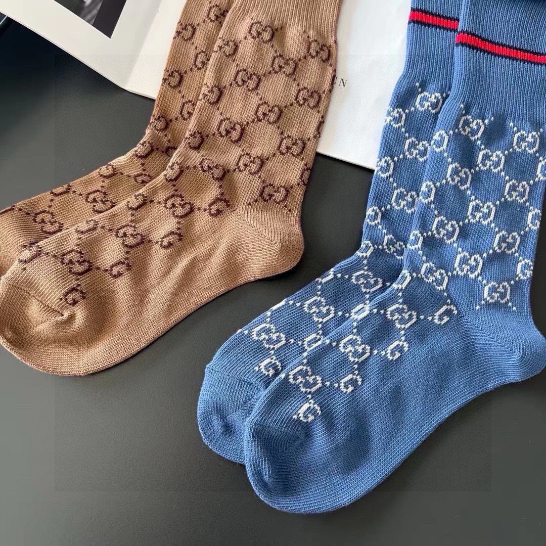 CREW SOCKS 423888 (1 BOX) - BLUE