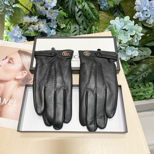 GLOVES IN BLACK SHEEPSKIN 458538 - XL