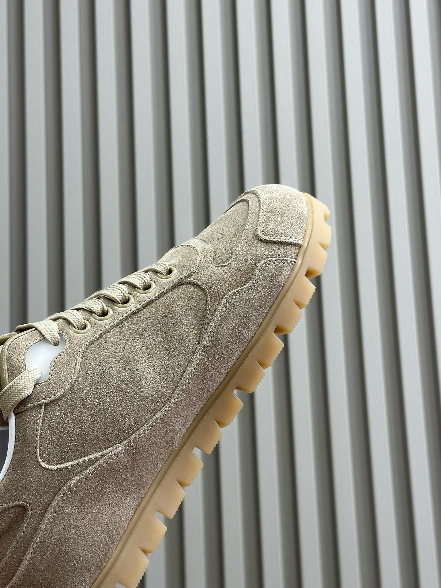 PRA TRAIL FADED SUEDE SNEAKERS TORTILLA - 35