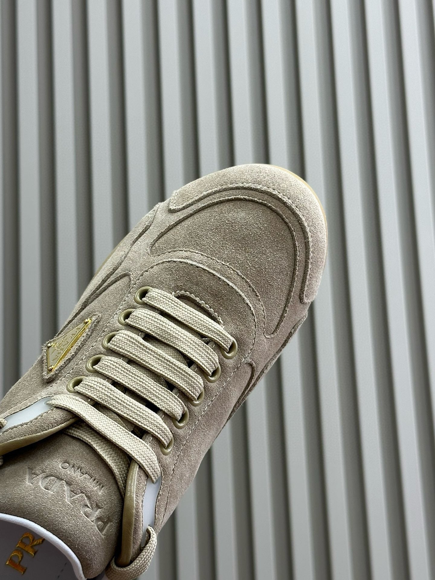 PRA TRAIL FADED SUEDE SNEAKERS TORTILLA - 35