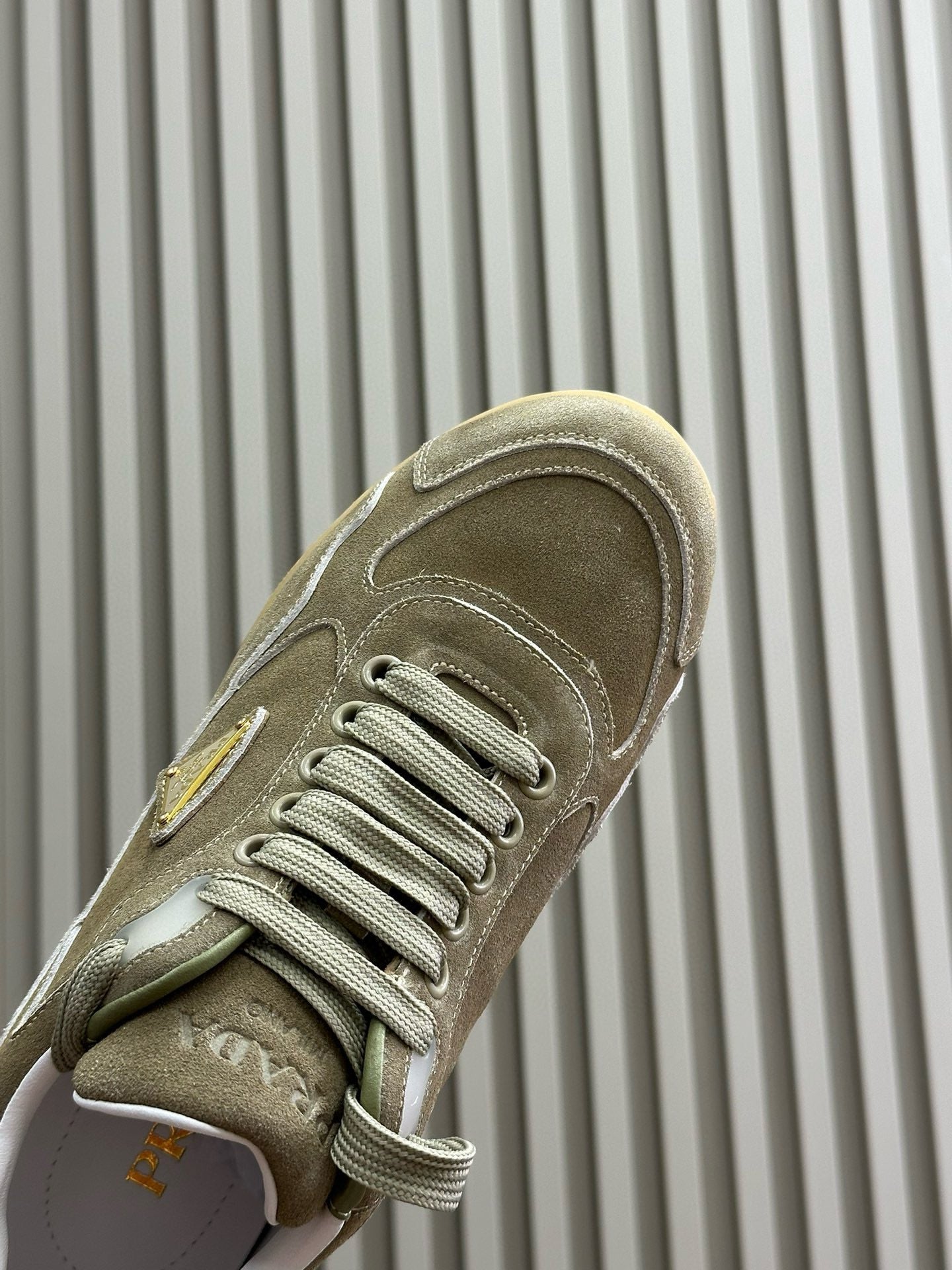 PRA TRAIL FADED SUEDE SNEAKERS LIGHT BROWN - 35