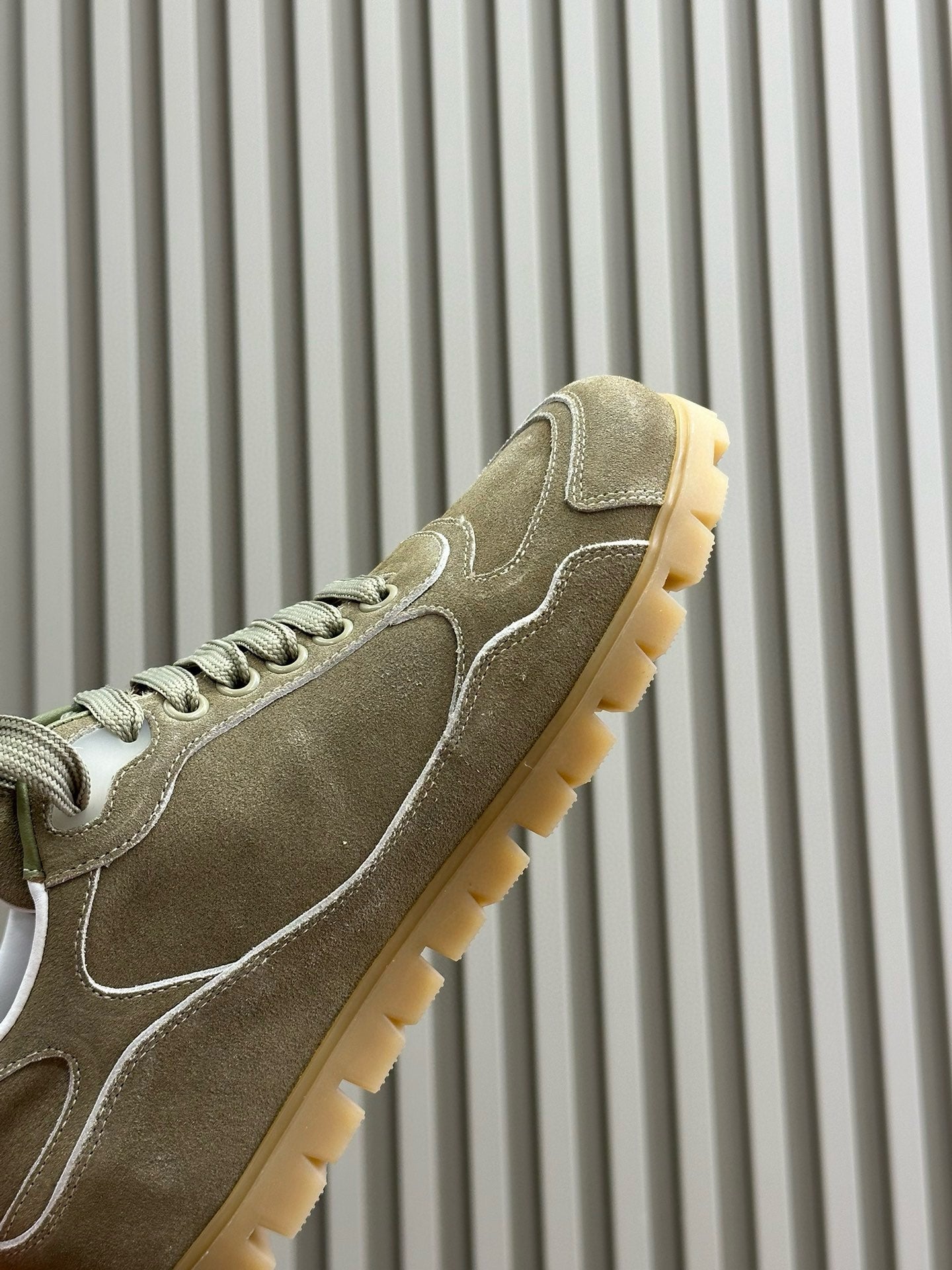 PRA TRAIL FADED SUEDE SNEAKERS LIGHT BROWN - 35