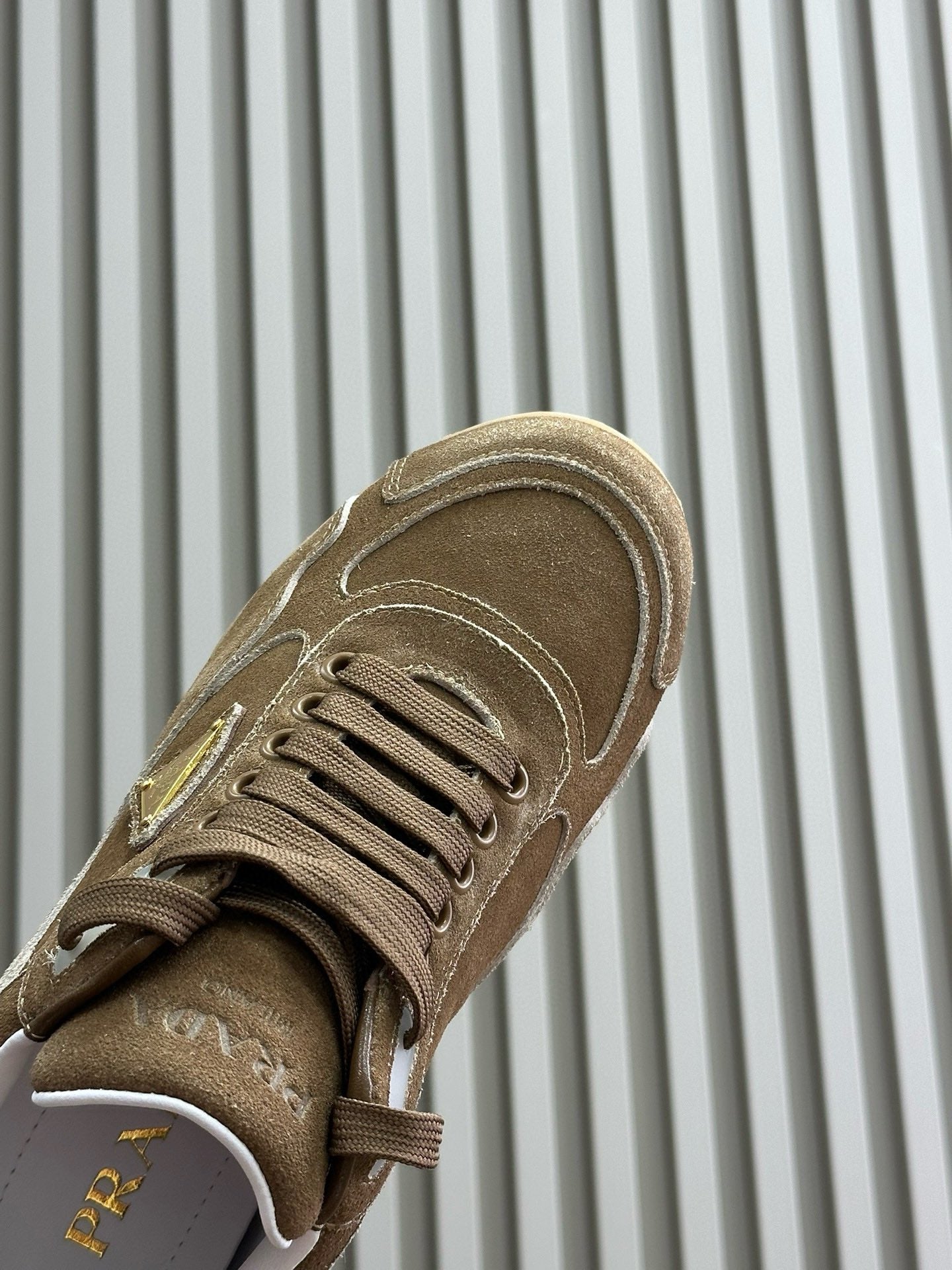 PRA TRAIL FADED SUEDE SNEAKERS CINNAMON - 35