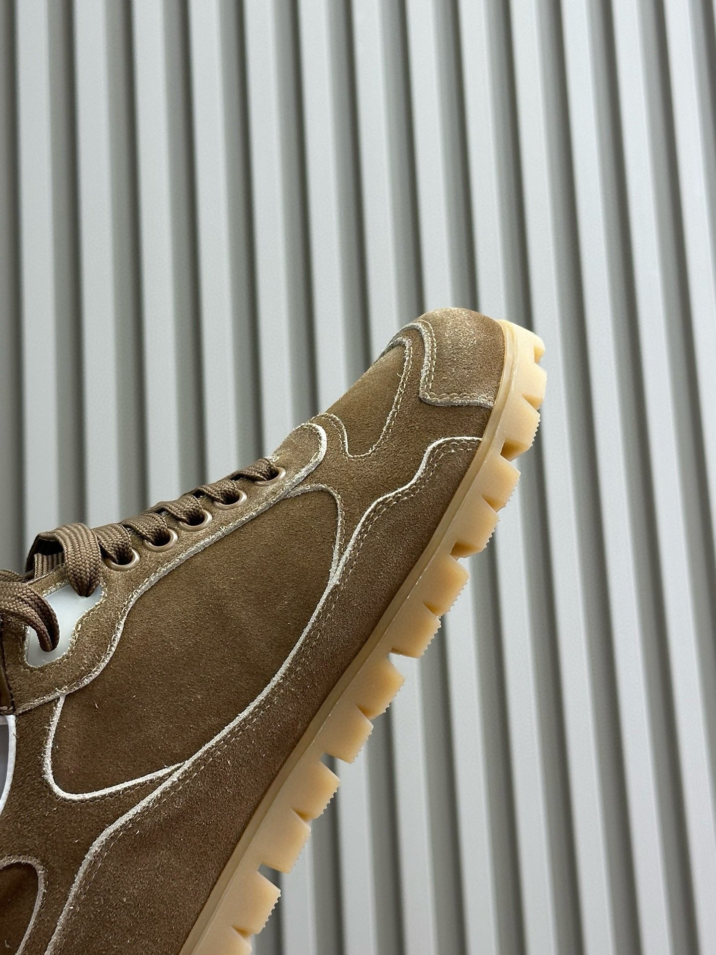 PRA TRAIL FADED SUEDE SNEAKERS CINNAMON - 35