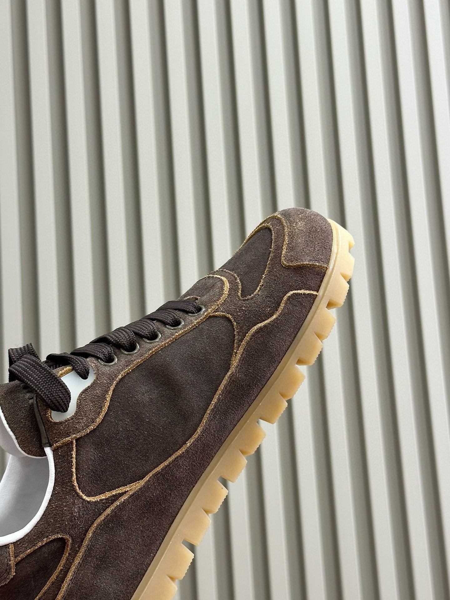 PRA TRAIL FADED SUEDE SNEAKERS BROWN - 35