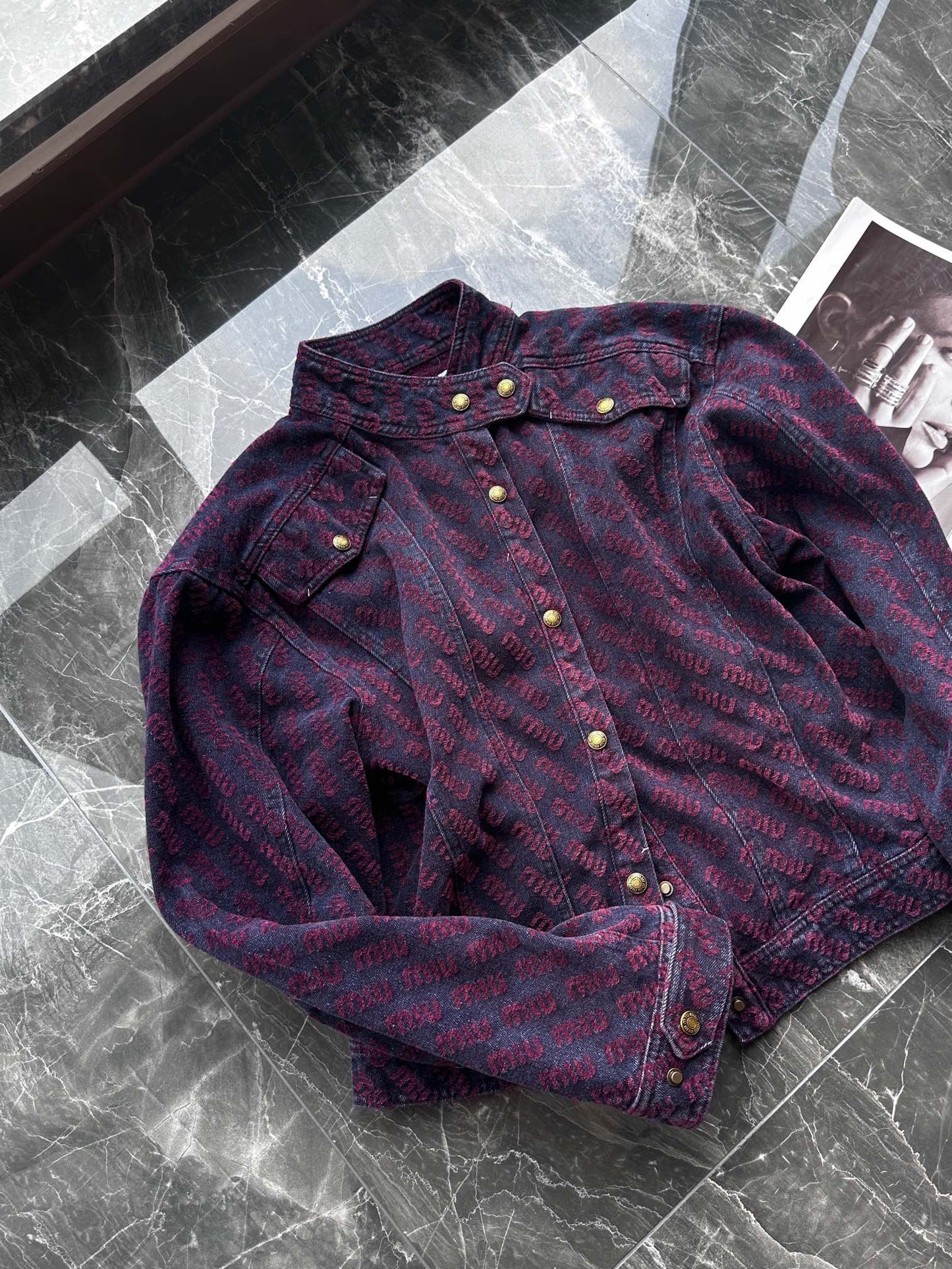 MIUMIU DENIM JACKET STYLE 179