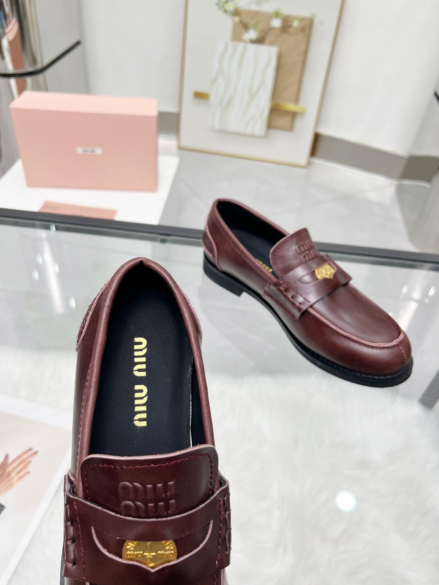 PENNY LOAFERS IN DARK BROWN CALFSKIN - 35