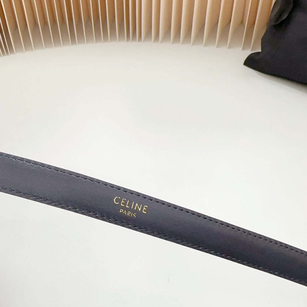 Small Western Belt 18mm Black Patent Embossed Calfskin Ghw - 30
