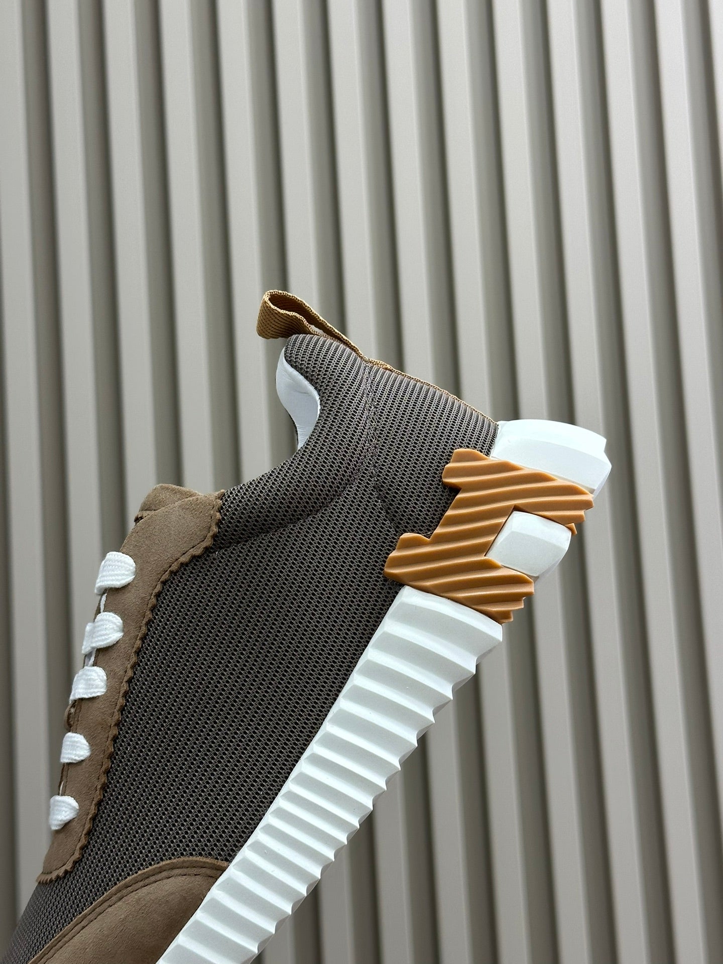 BOUNCING SNEAKERS BROWN CALFSKIN - 35