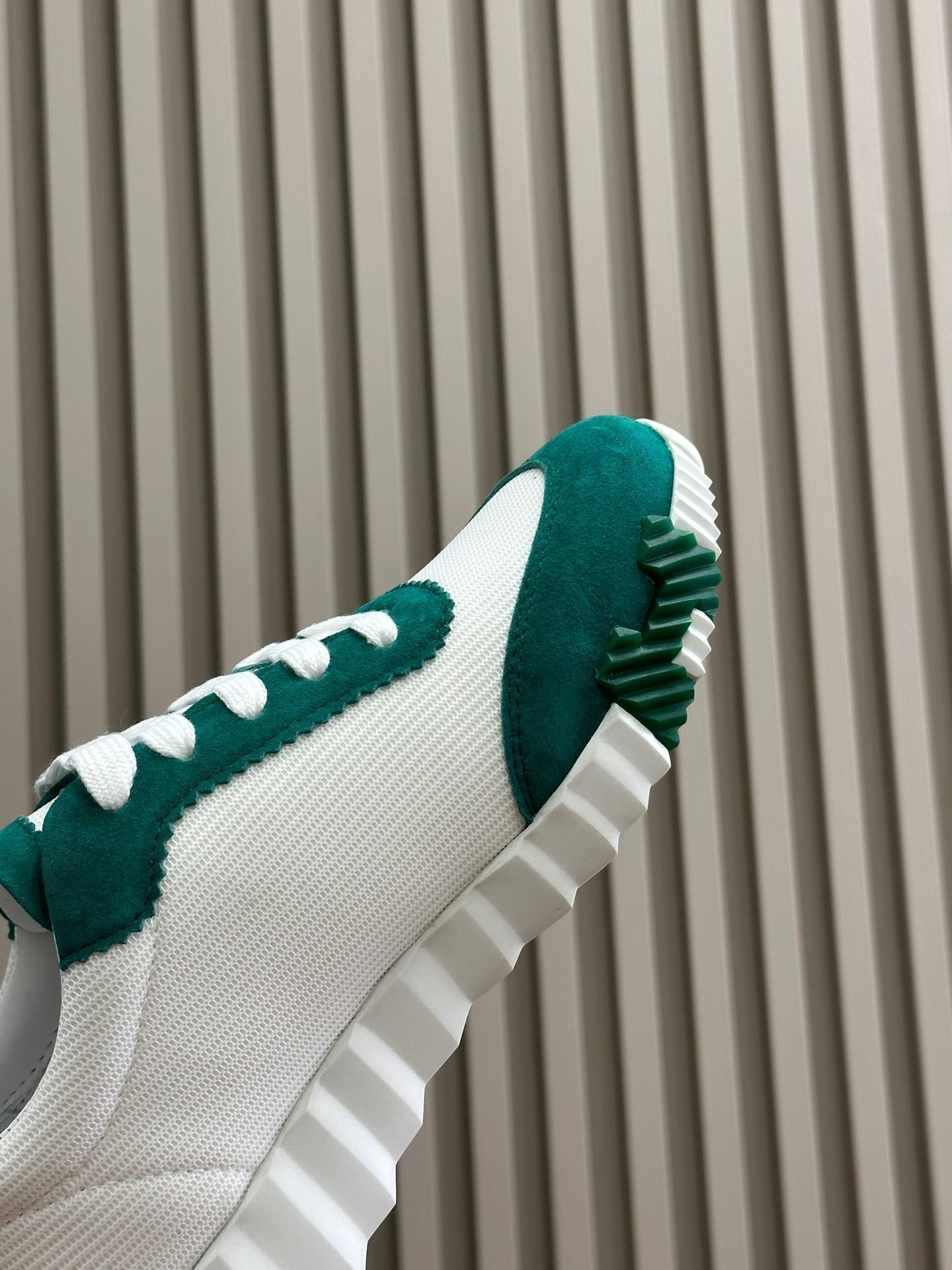 BOUNCING SNEAKERS TEAL MIX WHITE CALFSKIN - 35