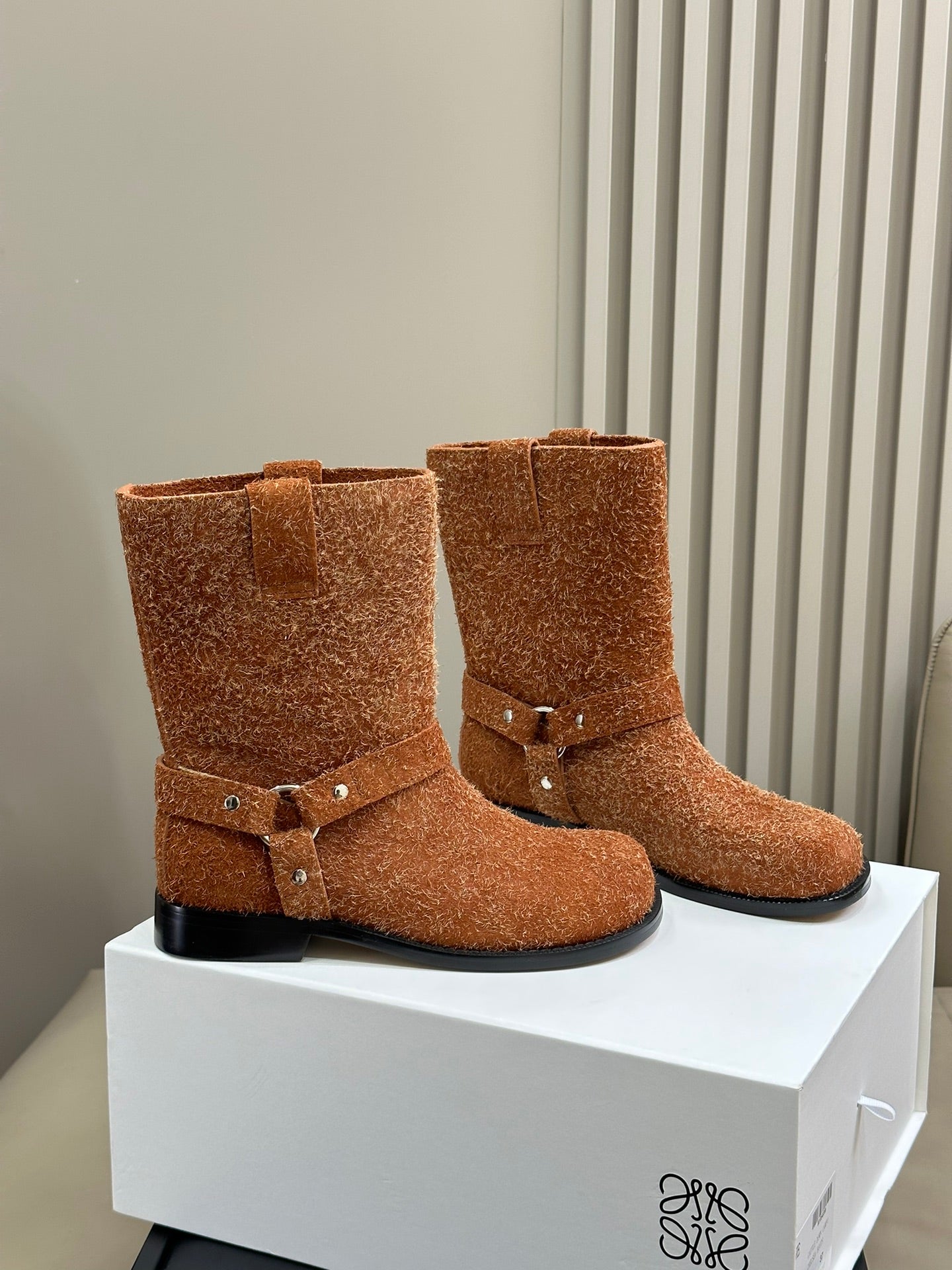 LW CAMPO BIKER BOOT SIENNA SUEDE - 35