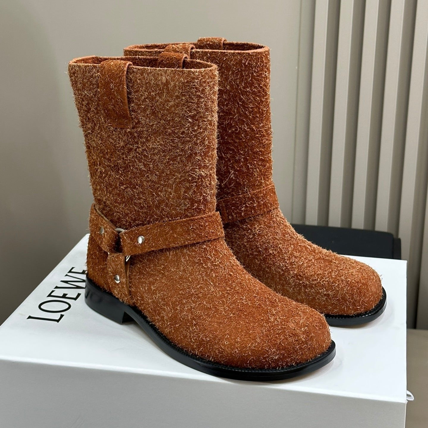 LW CAMPO BIKER BOOT SIENNA SUEDE - 35