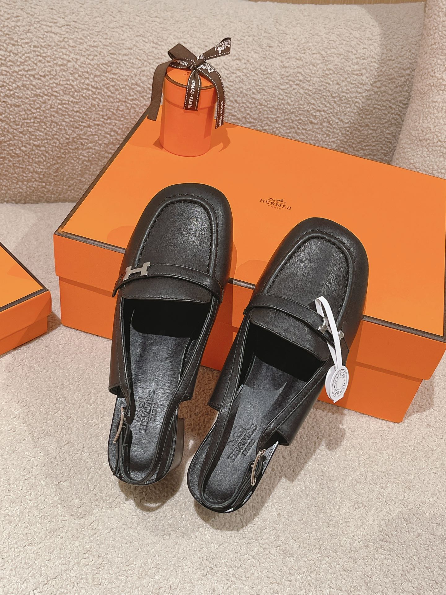 INFINIE 50 PUMP BLACK LAMBSKIN - 35