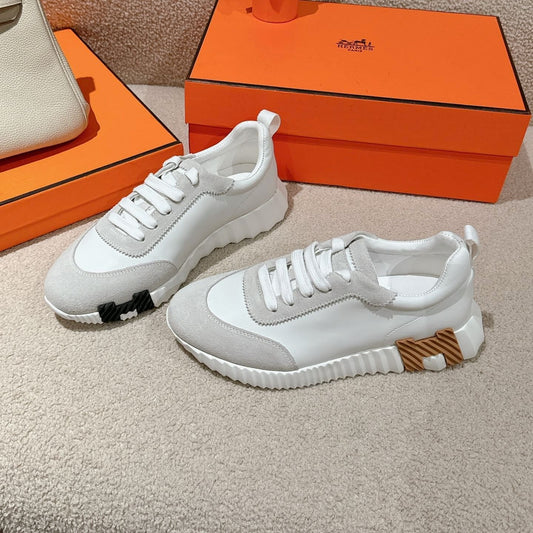 MAINLAND SNEAKER IN PALE GRAY SUEDE AND WHITE CALFSKIN 959308 - 35