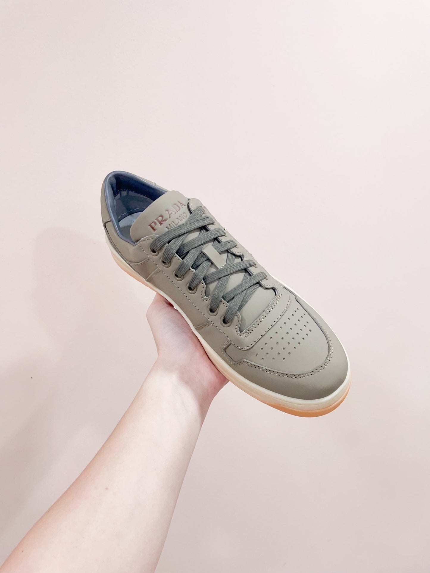 PRA DOWNTOWN PATENT SNEAKERS LAUREL CALFSKIN - 35