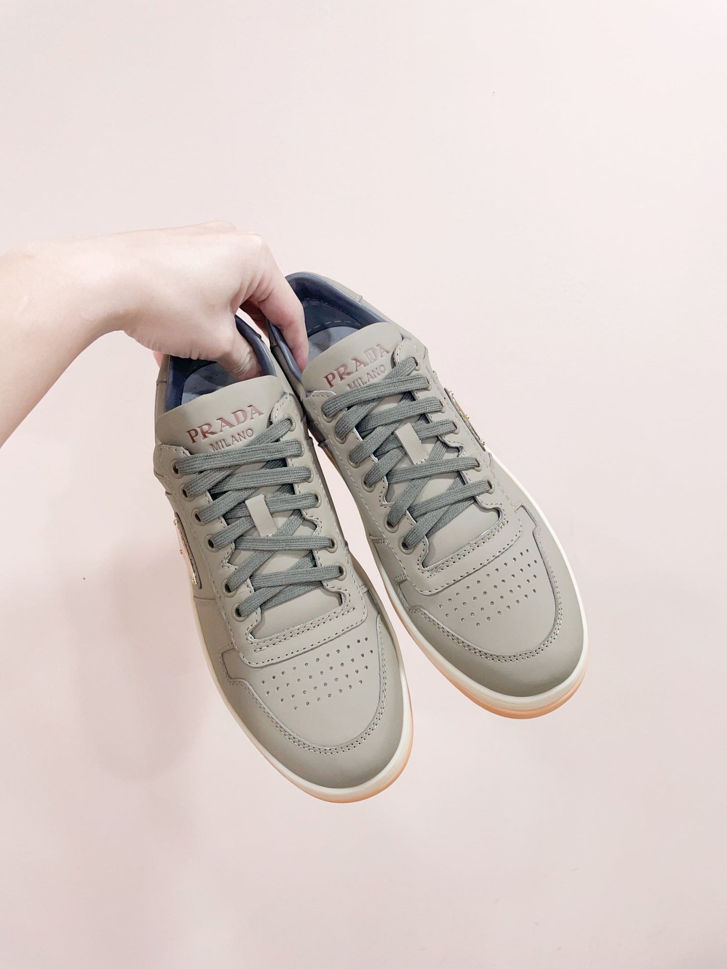 PRA DOWNTOWN PATENT SNEAKERS LAUREL CALFSKIN - 35