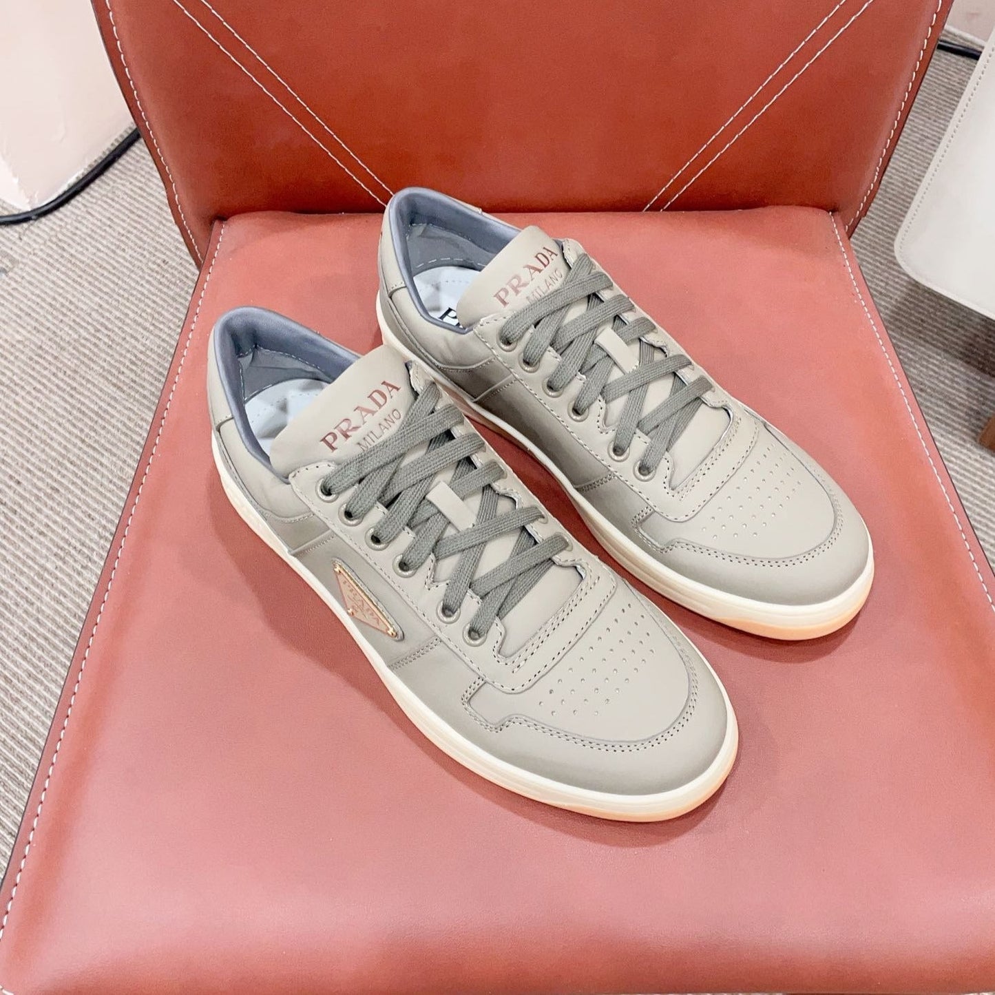 PRA DOWNTOWN PATENT SNEAKERS LAUREL CALFSKIN - 35