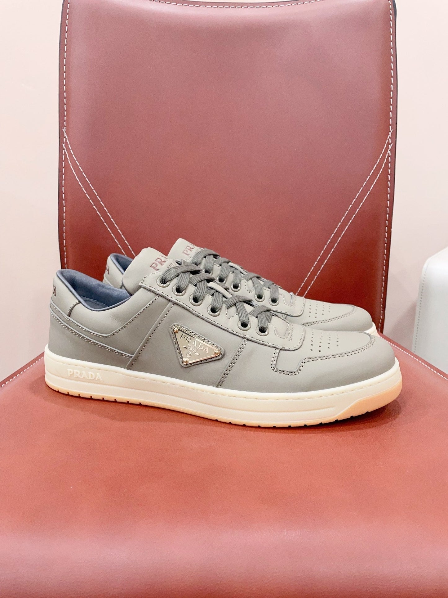 PRA DOWNTOWN PATENT SNEAKERS LAUREL CALFSKIN - 35