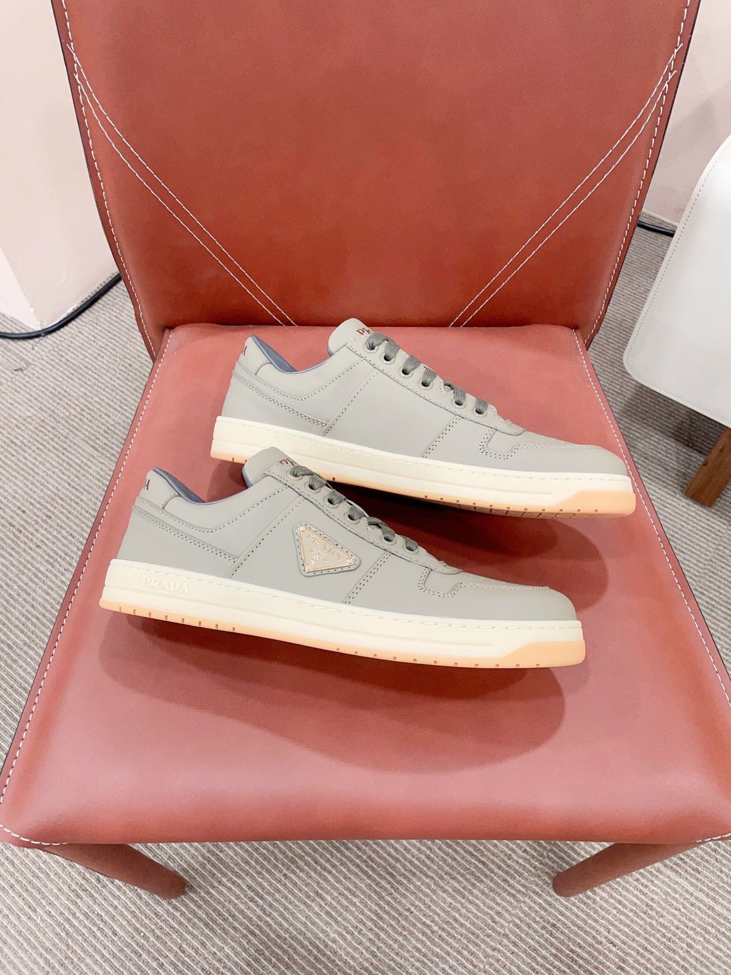 PRA DOWNTOWN PATENT SNEAKERS LAUREL CALFSKIN - 35