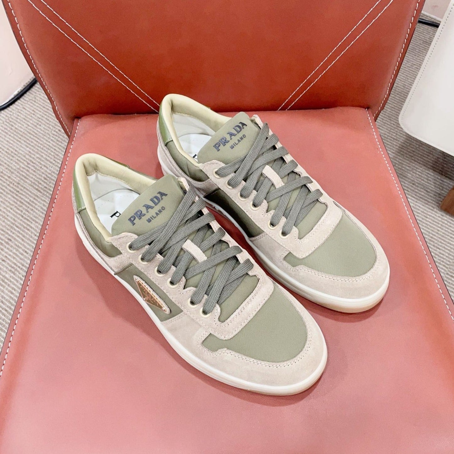 PRA DOWNTOWN SNEAKERS SAGE SUEDE - 35
