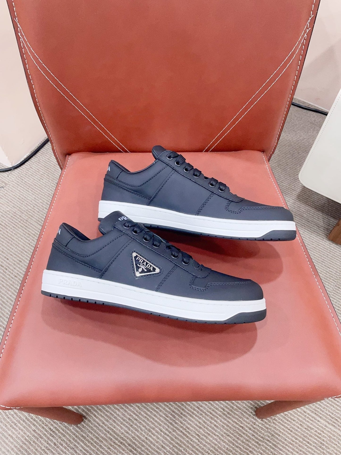 PRA DOWNTOWN SNEAKERS INDIGO CALFSKIN - 35